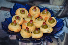 Закуска из оливок в тесте