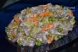 А-ля азу с куриными желудочками