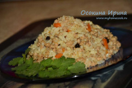 А-ля плов с куриным фаршем