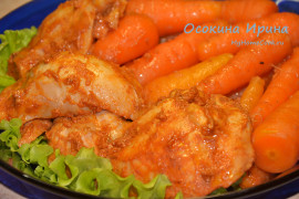 Ароматная курица в рукаве