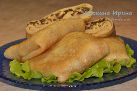 Блинчики с печенью