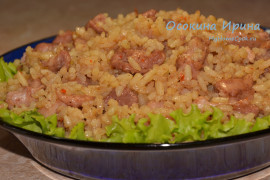 Ароматная курица с рисом