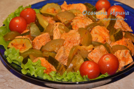 Азу из индейки с овощами