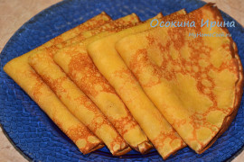 Апельсиновые блинчики