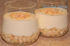 Грушево-творожный десерт