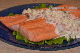 Жареная форель под сметанным соусом - 2