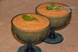 Быстрое мороженое из замороженных абрикосов