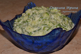 Дзадзыки с черемшой