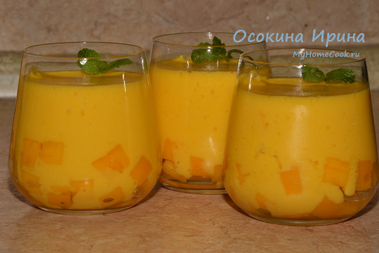 Манговый десерт