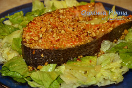 Жареная форель с апельсиновым соусом